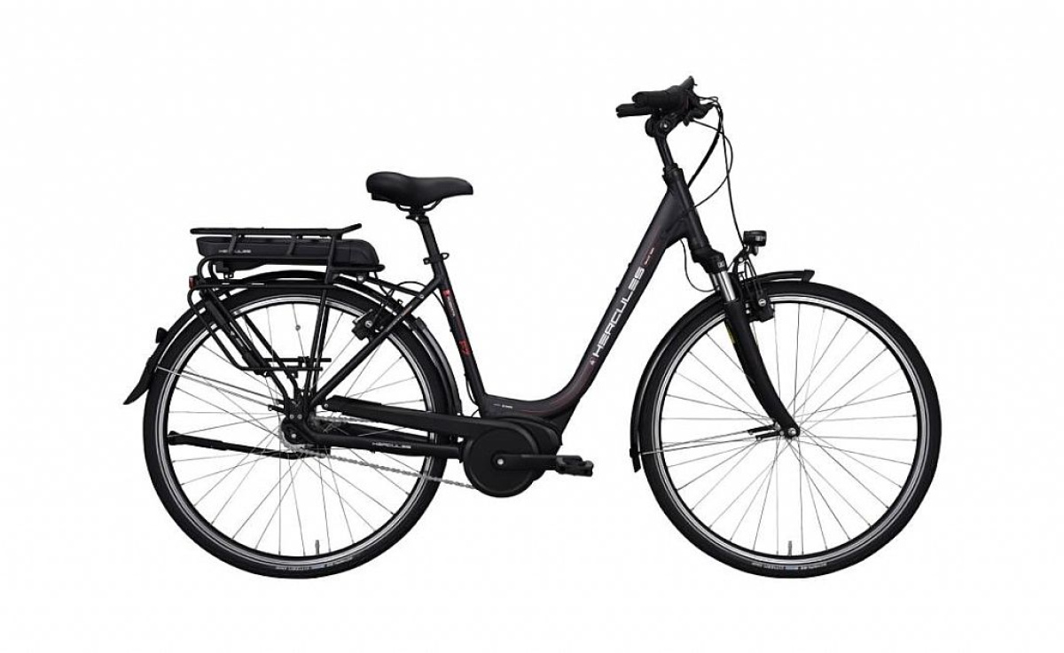 Hercules Roberta F7 Active plus Dames MAT ZWART 55cm 2022