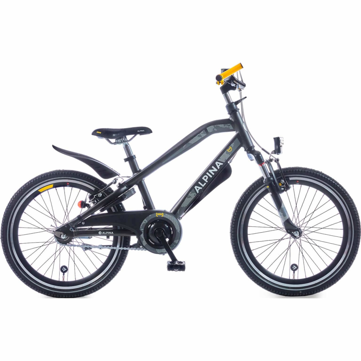 Alpina Trial 20'' Jongens mat zwart 2023