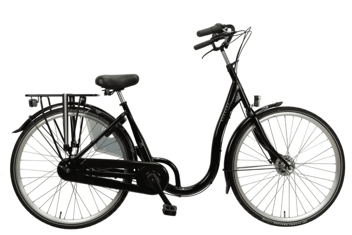 Burgers low entry Dames zwart 55cm 2022