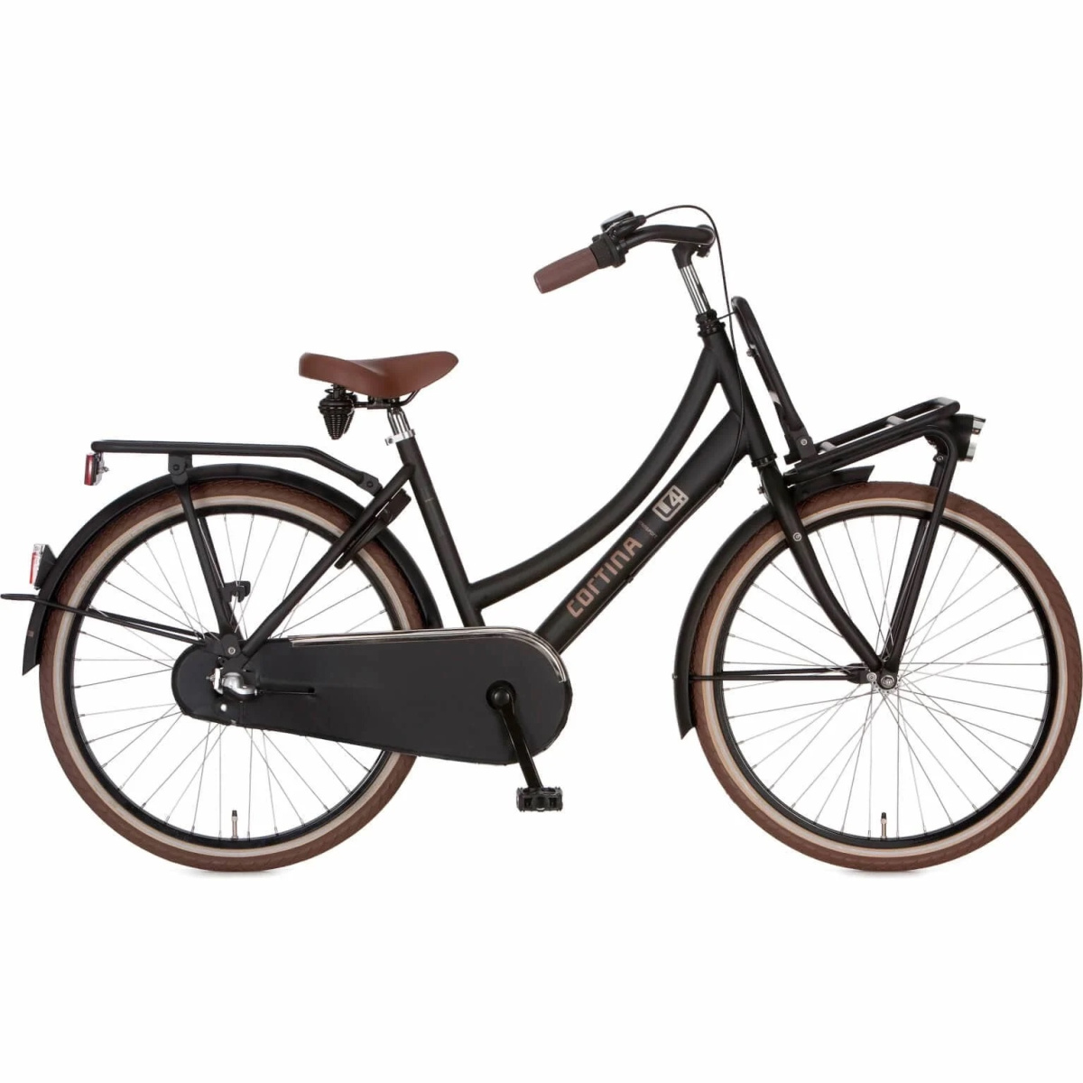 Cortina U4 mini 24'' Meisjes mat zwart 2023