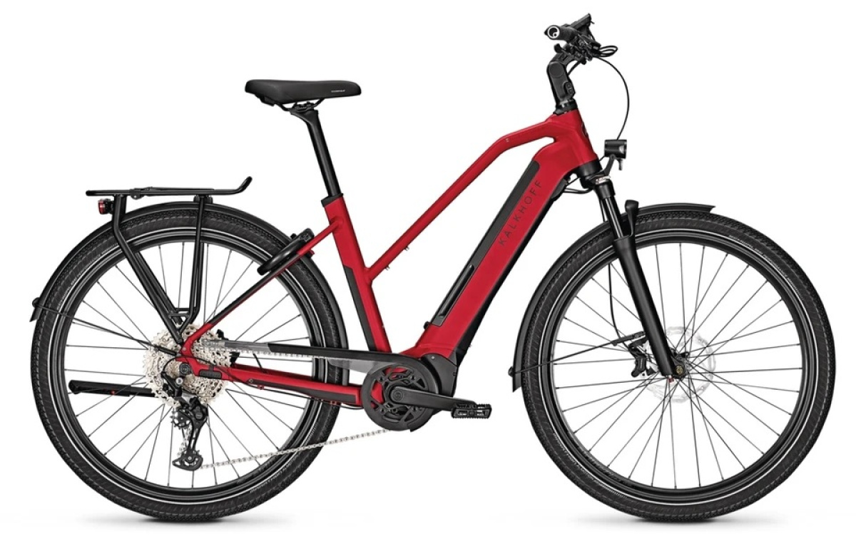 Kalkhoff ENDEAVOUR 5.B MOVE+ Dames Mat rood 48cm M 2023